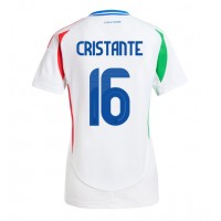 Fotballdrakt Dame Italia Bryan Cristante #16 Bortedrakt EM 2024 Kortermet